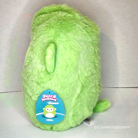 MILLS 🐒 Green Monkey Fuzzamallow Original Squishmallow ☆》NWT《☆ - Picture 6 of 8